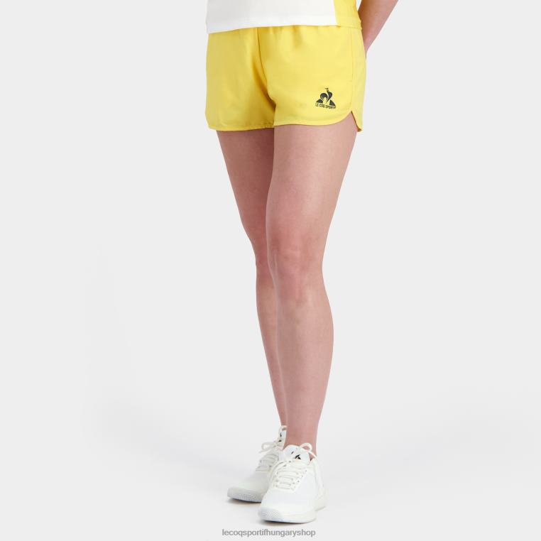 ruházat nők Le Coq Sportif rövidnadrág sárga 846V325