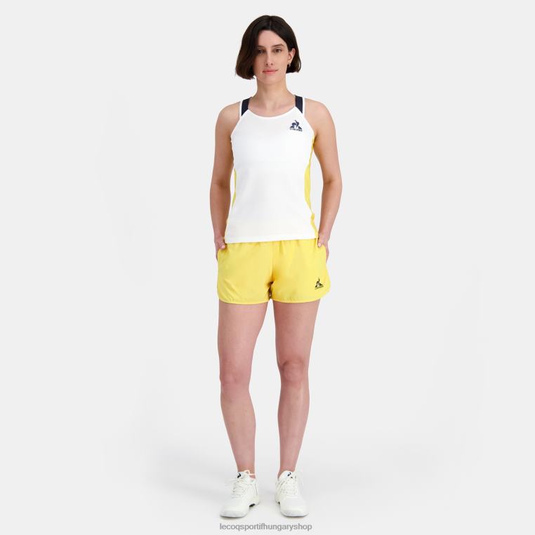 ruházat nők Le Coq Sportif mellény felső fehér 846V345