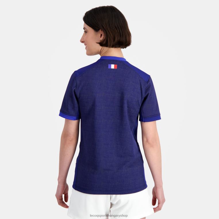 ruházat nők Le Coq Sportif mez replika xv de france - 2023-as rögbi világbajnokság, kék 846V349