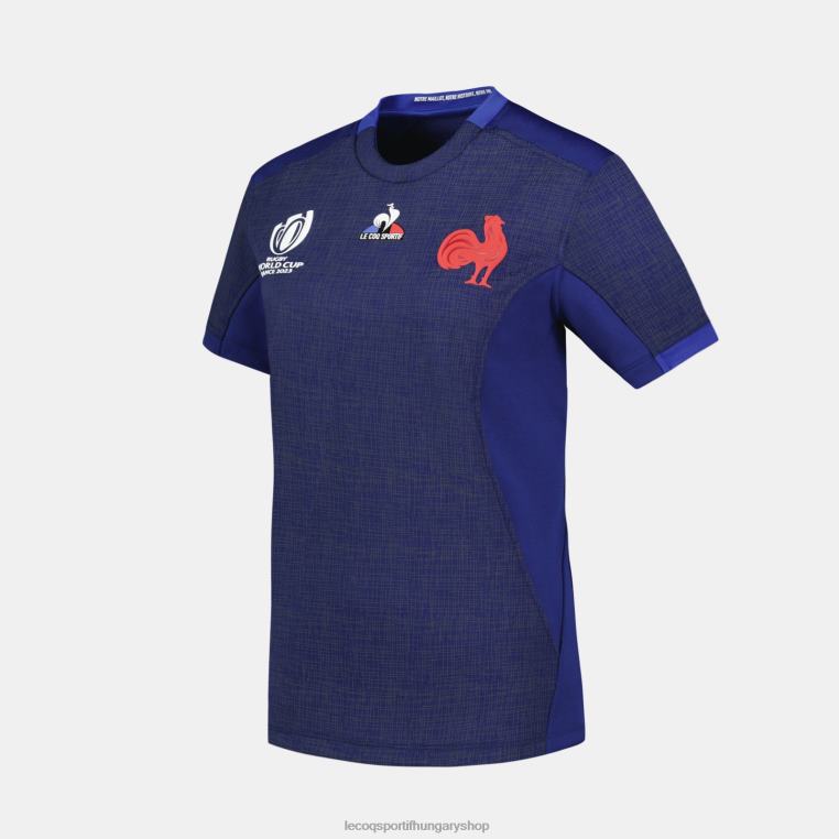 ruházat nők Le Coq Sportif mez replika xv de france - 2023-as rögbi világbajnokság, kék 846V349