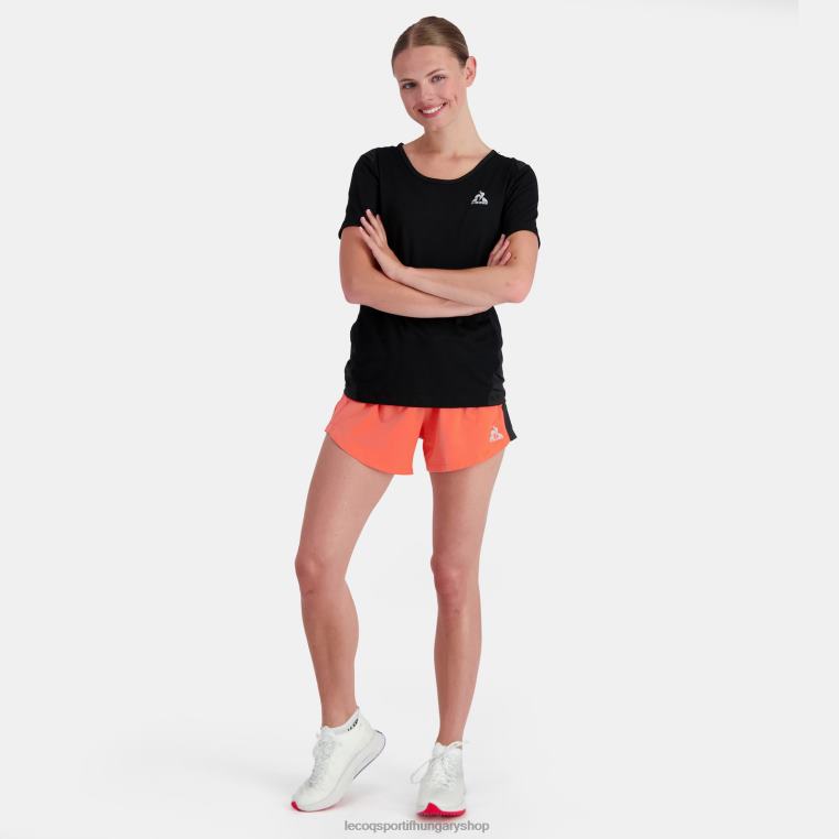 ruházat nők Le Coq Sportif póló fekete 846V357